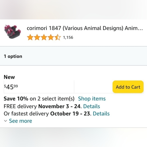 Punk unicorn slippers - Picture 3 of 3